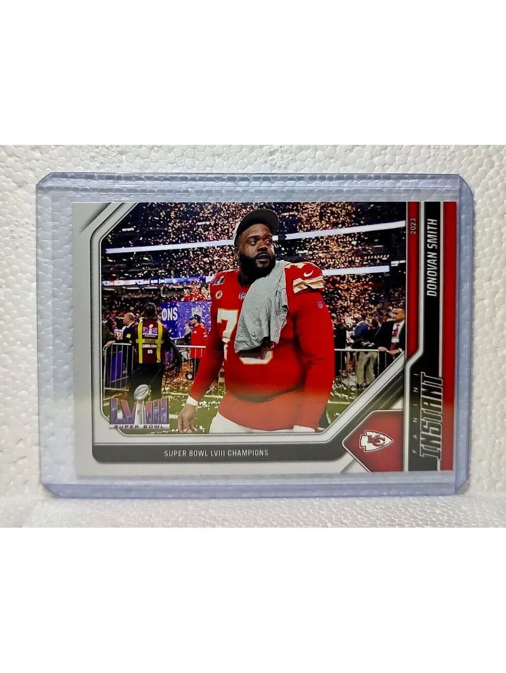 Donovan Smith 2023 Panini NFL Superbowl Champions #17 Card Kansas City Chiefs